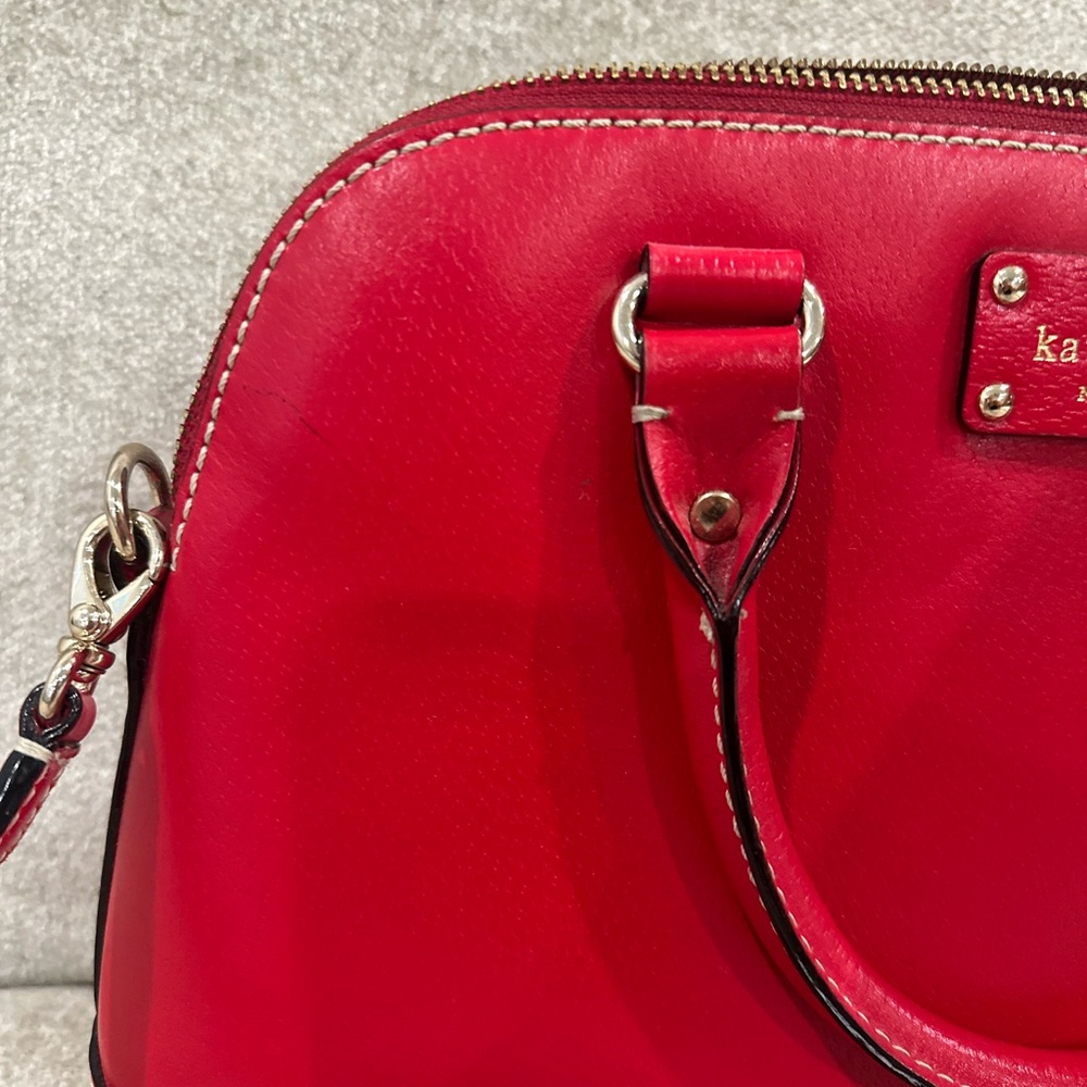 Kate Spade Cherry Red Satchel - Picture 3 of 10